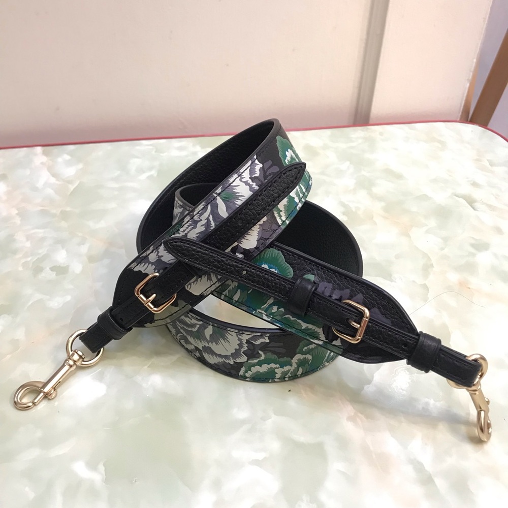 COACH Strap with Kaffe Fassett Print 6175 Black Green